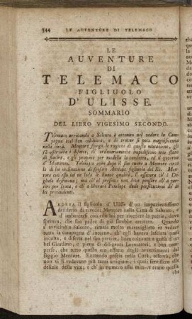 Libro Vigesimo Secondo.