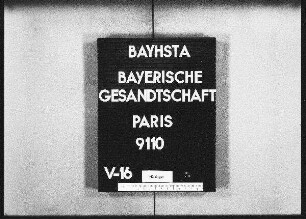 Hofmann, Kaspar, aus Erlenbach in Unterfranken, in Paris