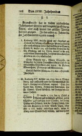 §. 8. von Franckreich. - §. 10. von Schweden.