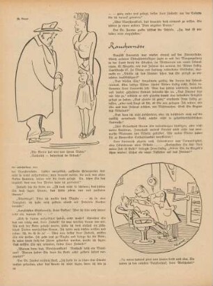 "Die Kleine hat viel von ihrem Vater" "Da vorne habens zwei und hinten links auch eine, Sie haben ja den reinsten Brückenkopf, Herr Weichschedel!"