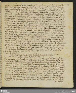 [Aufzeichnungen zu konfessionellen Konflikten um die Wende vom 16. zum 17. Jh.]