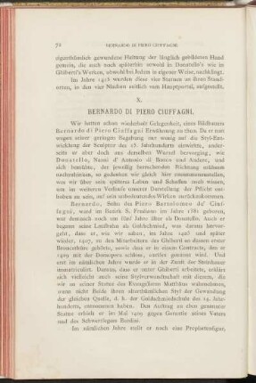 X. Bernardo di Piero Ciuffagni.