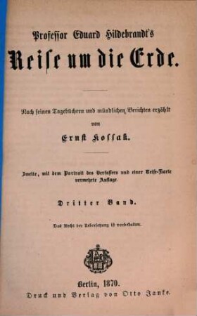 Professor Eduard Hildebrandt's Reise um die Erde, 3