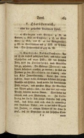 V. Oberösterreich, oder die gefürstete Grafschaft Tyrol.