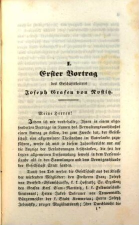 Verhandlungen der Gesellschaft des Vaterländischen Museums in Böhmen. 18. 1840