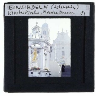 Einsiedeln, Kloster Einsiedeln : Klosterkirche, Liebfrauenbrunnen