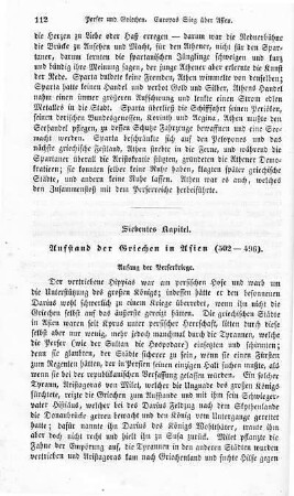 Siebentes Kapitel. Aufstand der Griechen in Asien (502-496)