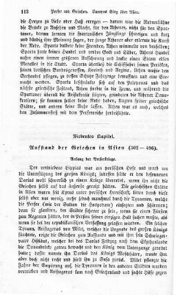 Siebentes Kapitel. Aufstand der Griechen in Asien (502-496)