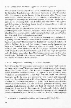 3.6.3.1 Konzeptionelle Bedeutung von Gewaltdelinquenz