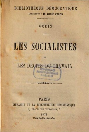 Les socialistes et les droits du travail