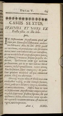 Casus Sextus. - Casus Decimus.