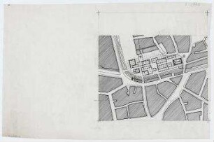 Wettbewerb Bensheim (nicht realisiert) – Lageplan. Bensheim/Hessen