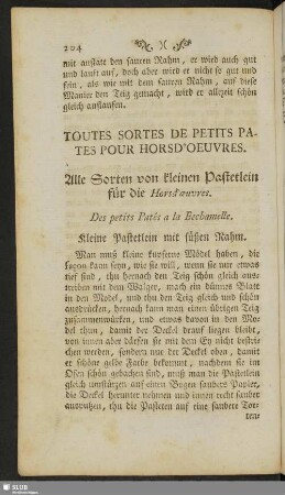 Toutes Sortes de petits patés pour Horsd'oeuvres