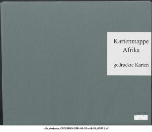 Südostafrika : 1899-1900 : Kartensammlung