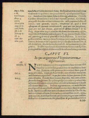 Caput VI. In quo argumenta Ubiquitariorum dissolvuntur.