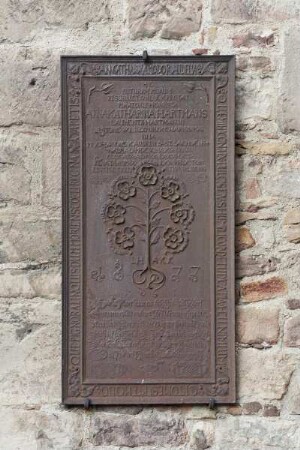Epitaph für Anna Katharina Hartmanns, gestorben 1675