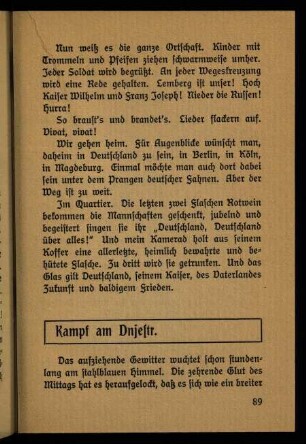 89-98, Kampf am Dnjestr