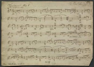 6 Instrumental pieces, guit, op. 238, op. 338, HenK 238 - BSB Mus.Schott.Ha 3308-2 : [without title]