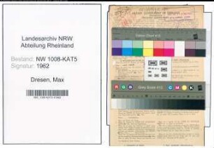 Entnazifizierung Max Dresen , geb. 06.09.1893 (Lehrer)