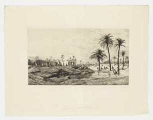 Oase Biskra, Blatt 5 der Folge "Vues d’Algérie"