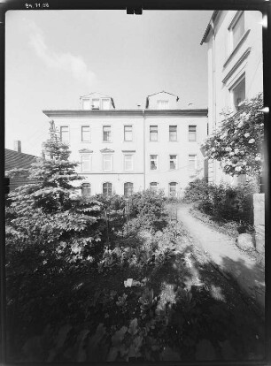 Meißen-Altstadt, Schloßberg. Wohnhäuser (2. H. 19. Jh.) Straßenfront (Teilansicht)