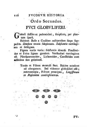 Ordo Secundus. Fuci globuliferi.