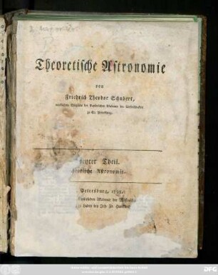 Theil 2: Theorische Astronomie