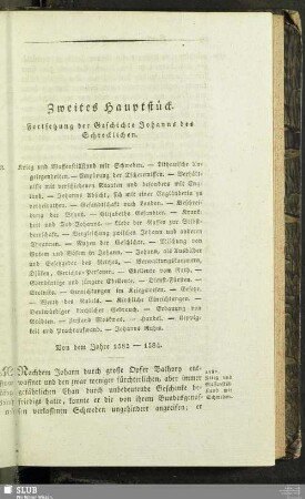Zweites Hauptstück. Fortsetzung der Geschichte Johanns des Schrecklichen. Von dem Jahre 1582 - 1584