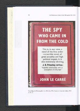 Umschlag der Erstausgabe von "The Spy Who Came In From The Cold", 1963.