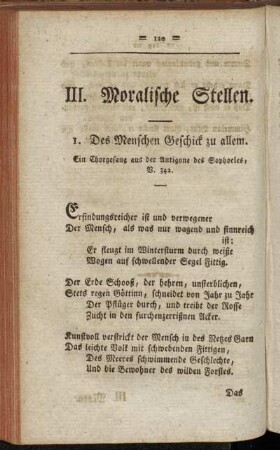 1. Des Menschen Geschick zu allem