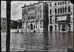 Venedig, Canal Grande, Palazzo Franchetti und Palazzo Barbaro