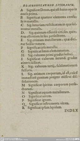 DE SIGNIFICATIONE LITERARVM.