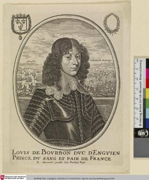 LOUIS DE BOURBON DUC D´ENGUIEN PRINCE DU SANG ET PAIR DE FRANCE [Louis de Bourbon Condé]