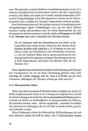 96-99, 2.1.4 Therapeutisches Klima
