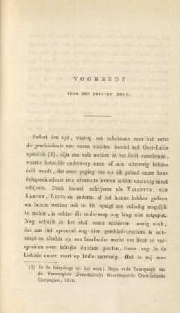 Voorrede voor den eersten druk