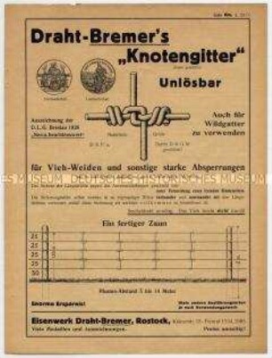 Draht-Bremer`s "Knotengitter"