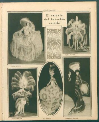 El triunfo del bataclán criollo [Fotografías]