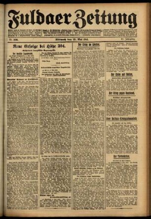 Ausgabe vom Mittwoch, den 10. Mai 1916.
