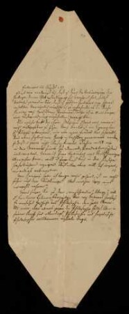 11: Brief von Georg Friedrich Puchta an Gustav Hugo, Erlangen, 22.8.1827