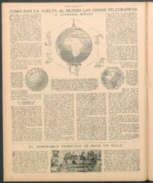 Como dan la vuelta al mundo las ondas telegráficas