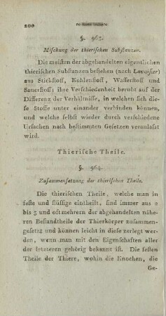 Thierische Theile.