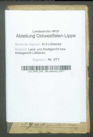 Erblasser: Meyer, Auguste Philippine Wilhelmine: