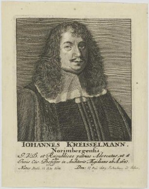 Bildnis des Iohannes Kreisselmann