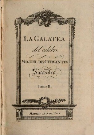La Galatea. 2