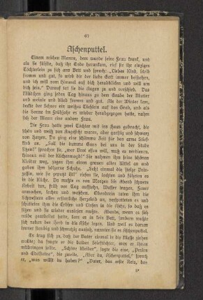 Aschenputtel.