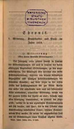 Württembergische Jahrbücher für vaterländische Geschichte, Geographie, Statistik und Topographie, 1834