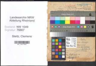 Entnazifizierung Clemens Steitz , geb. 02.04.1902 (Arbeiter)