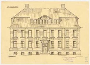 Direktionsgebäude der Vereinigten Chemischen Fabriken, Staßfurt-Leopoldshall: Ansicht