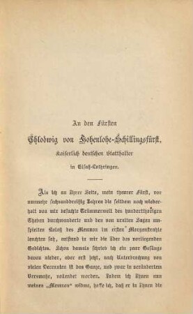 Gesammelte Werke des Grafen Adolf Friedrich v. Schack : in sechs Bänden, 7. Memnon