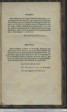 Approbation
